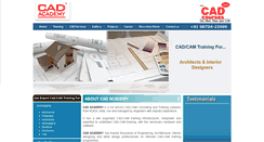 Desktop Screenshot of cadacademy.in