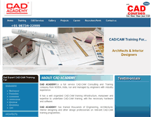 Tablet Screenshot of cadacademy.in